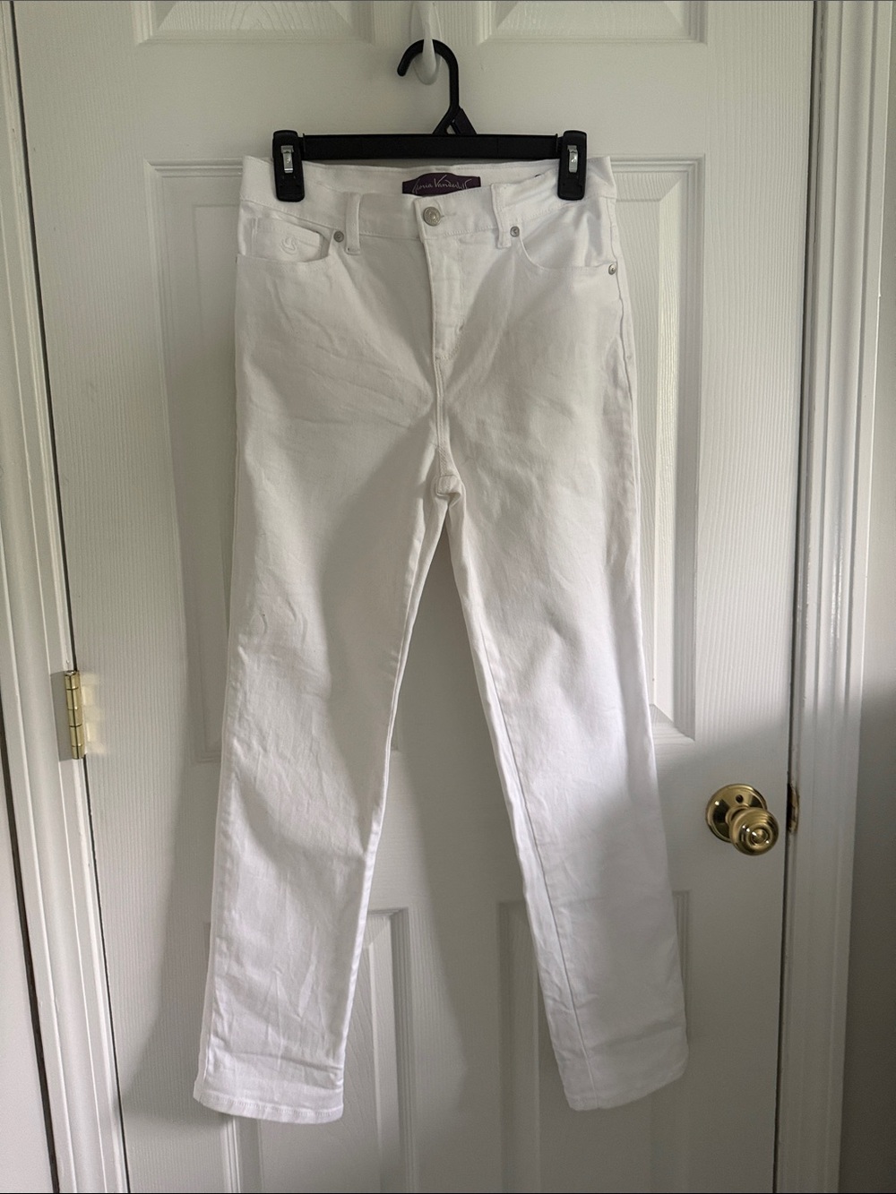 Gloria Vanderbilt White Straight-Leg Women's Jeans